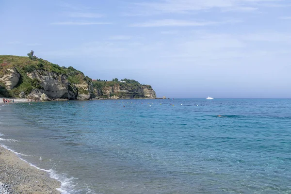 Vista da Praia de Tropea - Tropea, Calábria, Itália — Fotografia de Stock