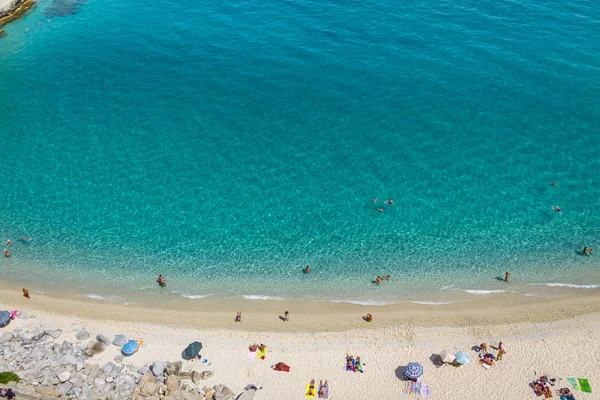 Aerial View Tropea Beach Tropea Calabria Italy — Stock Photo, Image