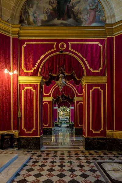 Mdina Malta Jun 2015 Interior Paul Cathedral Mdina Malta — стоковое фото