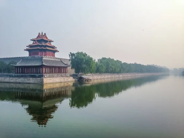 Yasak Şehir Dış Duvar Pekin Çin — Stok fotoğraf