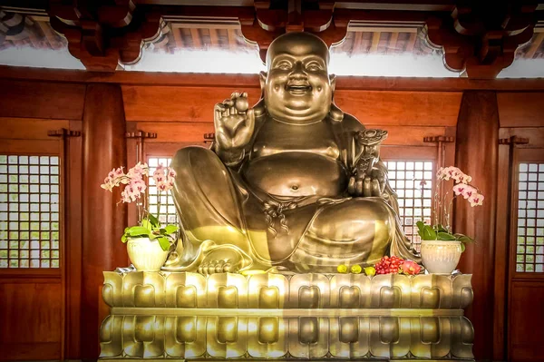 Laughing Fat Buddha Statue — Stock Photo, Image