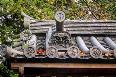 Japonca Çatı Detayı - Kyoto, Japonya