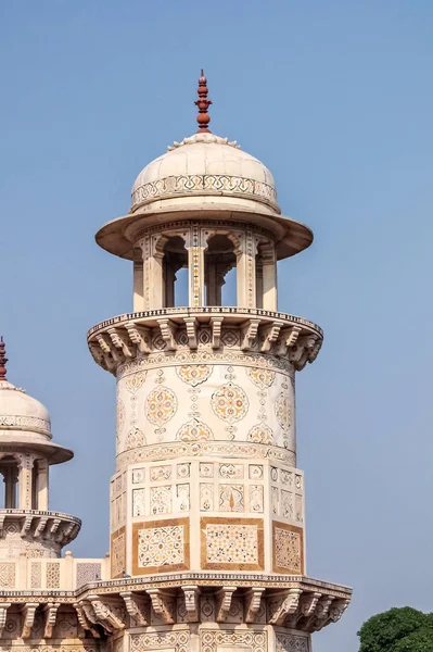 Turm Von Itmad Daulahs Grab Agra Indien — Stockfoto