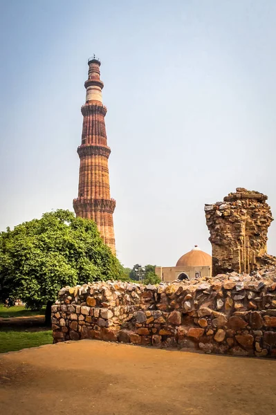 Qtub Minar Neu Delhi Indien — Stockfoto