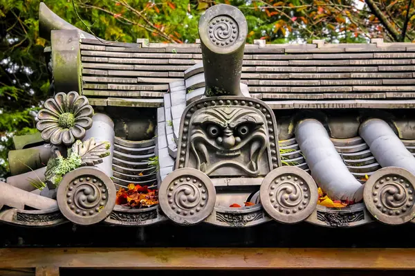 Japanese Roof Detail Kyoto Japan — Stock Photo, Image