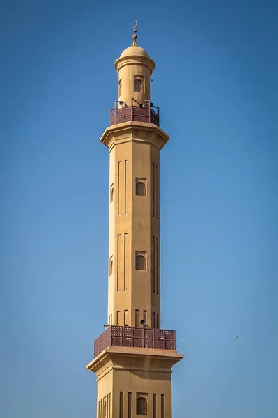Мечеть Минарет Дубай Оаэ — стоковое фото