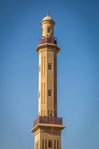 Moskee Minaret Dubai Verenigde Arabische Emiraten — Stockfoto