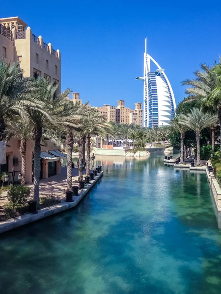 Luksus Relaksujący Widok Dubaj Zjednoczone Emiraty Arabskie — Zdjęcie stockowe