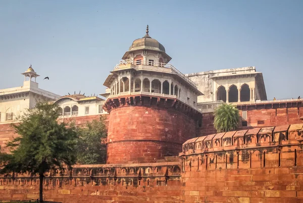 Agra Fort Tower Agra Indien — Stockfoto