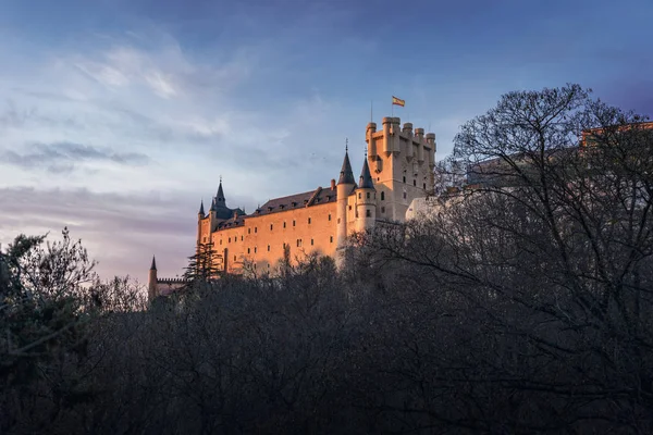 Alcazar av Segovia slott - Segovia, Kastilien och Leon, Spanien — Stockfoto