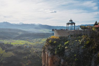 Mirador de Ronda manzaralı bakış açısı - Ronda, Malaga Eyaleti, Anda