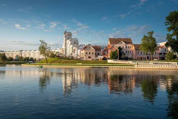 Небесна Лінія Річки Віслав Пагорб Триніті Мінськ Білорусь — стокове фото