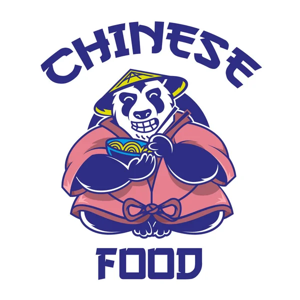 Продукты для логотипа Panda — стоковый вектор