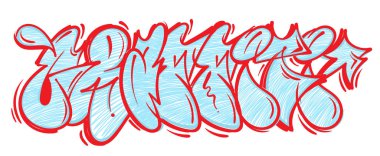Yeraltı grafiti yazı 