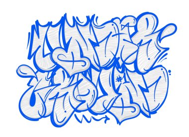 Yeraltı grafiti yazı 