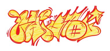 Grafiti yazı alfabesi 