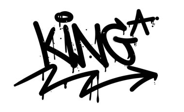 Kral grafiti etiketi 