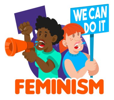 Kalabalık kadın feminist