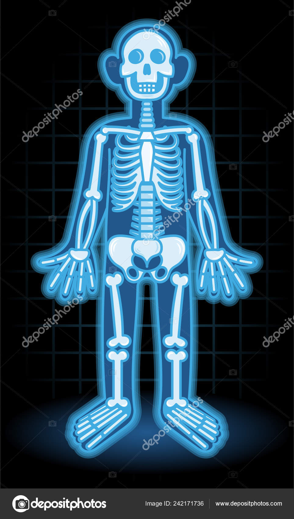 Download X ray tech cartoon | X-ray cartoon character — Stock Vector © Dovbush94 #242171736