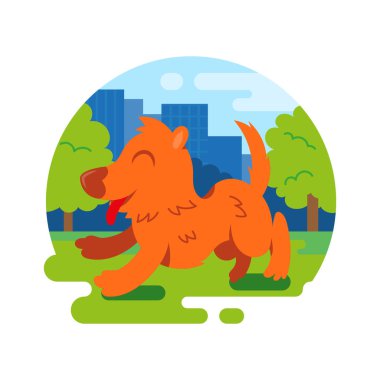 Mutlu köpek Çalıştır