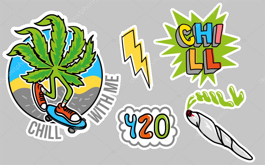 Chill sticker set 