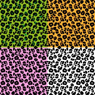 Set pıtırtı leopar deri 
