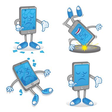 Set kırık ekran smartphone 