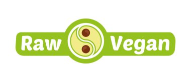 Çiğ vegan logosu 