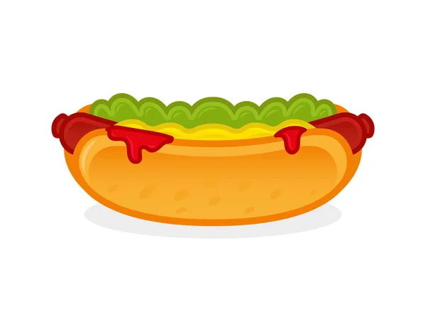 Icône Hot Dog — Image vectorielle