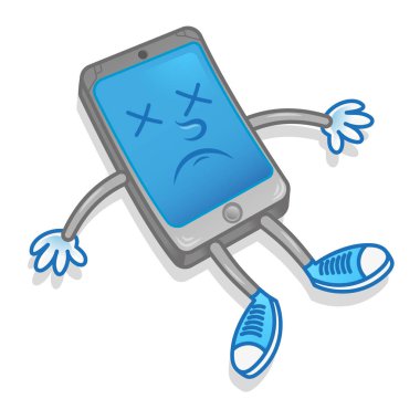 Akıllı telefon çizimi öl 