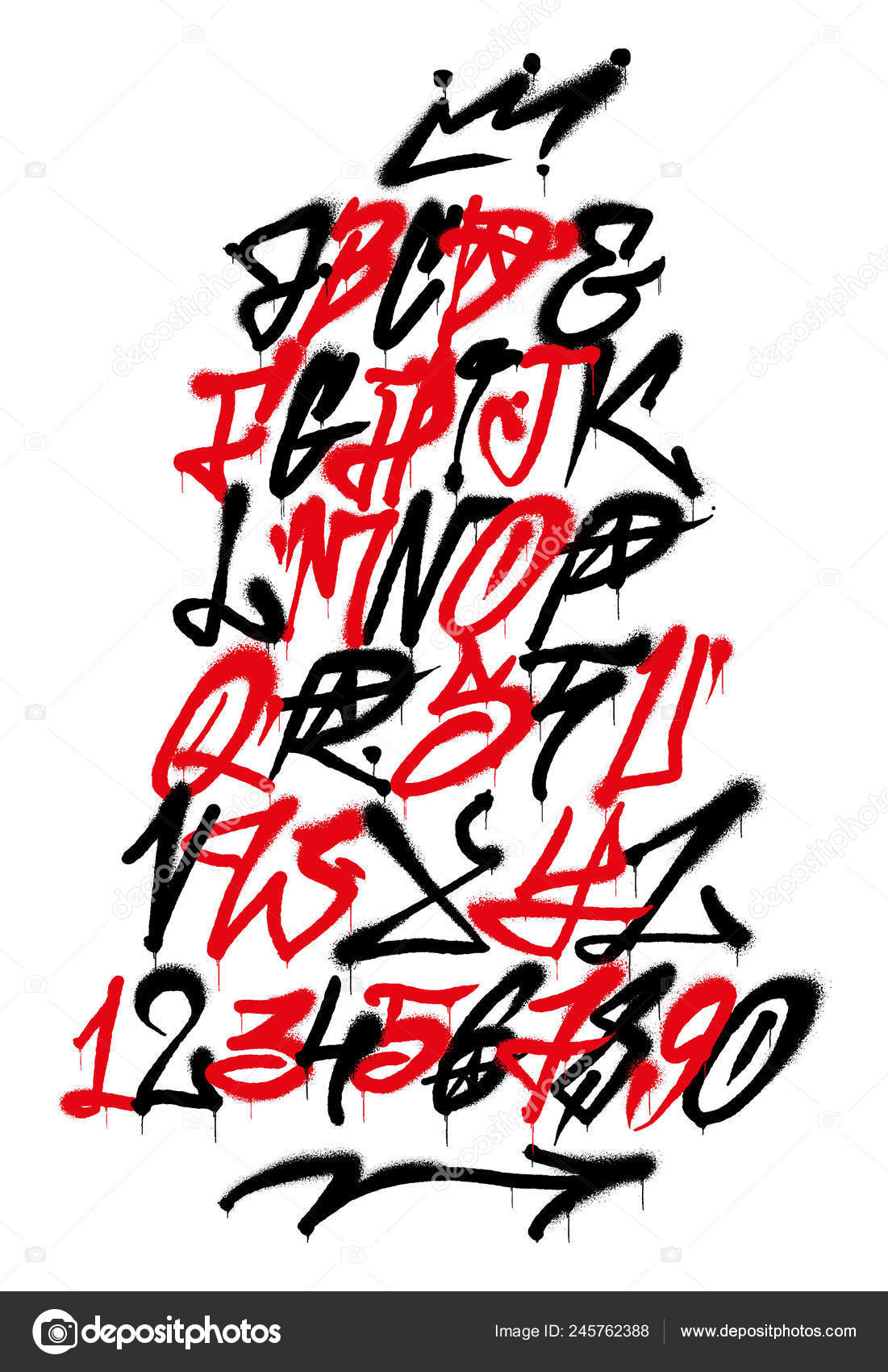 Á Hip Hop Graffiti Letters Stock Vectors Royalty Free Hip Hop Font Illustrations Download On Depositphotos