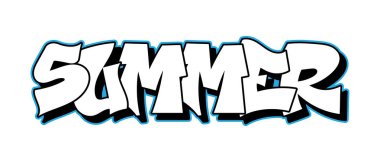 Graffiti tarzı yazı metin tasarımı