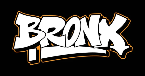 Graffiti estilo lettering design de texto —  Vetores de Stock