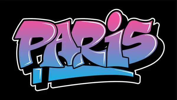 Graffiti style lettrage texte design — Image vectorielle