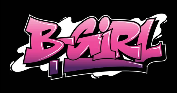 Graffiti style lettrage texte design — Image vectorielle