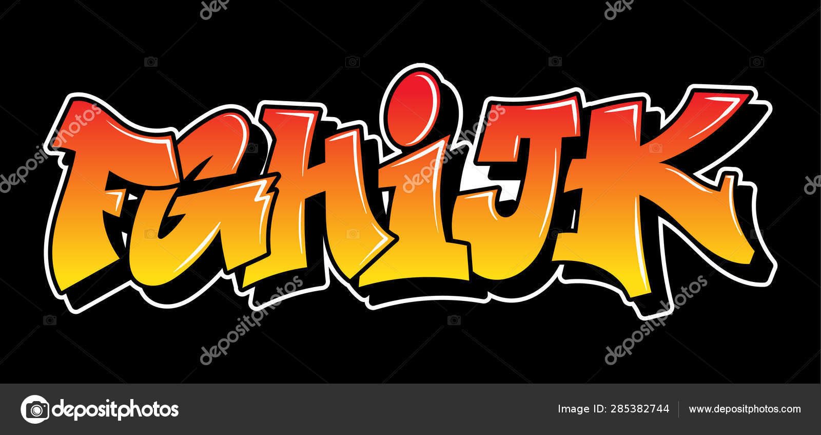 Graffiti Style Lettering Text Design Stock Vector Image By C Dovbush94