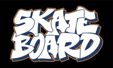 Graffiti tarzı yazı metin tasarımı