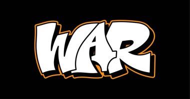 Graffiti tarzı yazı metin tasarımı