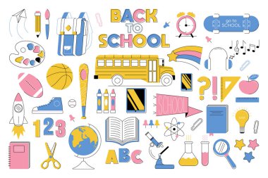 Büyük eğitim seti koleksiyon simgeleri