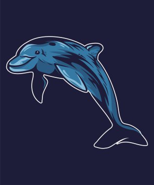 Dışarı atlamak çok sevimli yunus