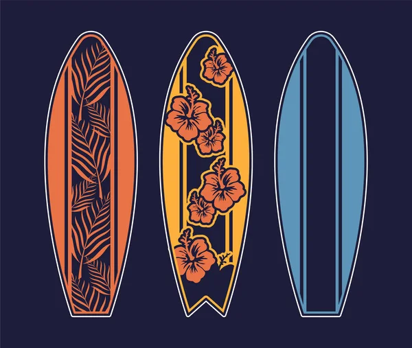 Sörf için sörf tahtası baskı tasarımını ayarlayın