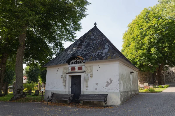 Family Crypt 1757 Sigtuna Sweden 2019 — Stock Photo, Image