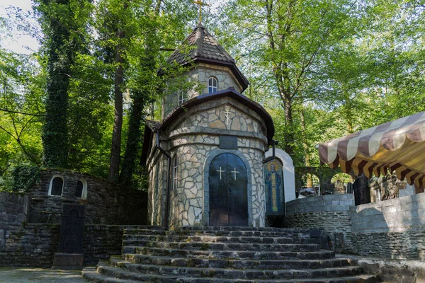 Kapel Van Sergius Van Radonezh Gelendzhik Gelendzjik Krasnodar Regio Rusland Stockfoto