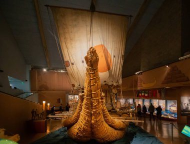 Oslo 'daki Kon-Tiki Müzesi. Norveç. 01.2018