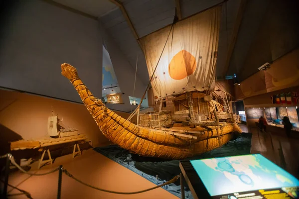 Het Kon Tiki Museum Oslo Noorwegen 2018 Stockfoto