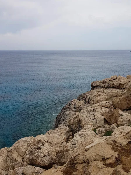 Blick Auf Das Meer Zypern Protaras Mai 2018 Schöne Blaue — Stockfoto