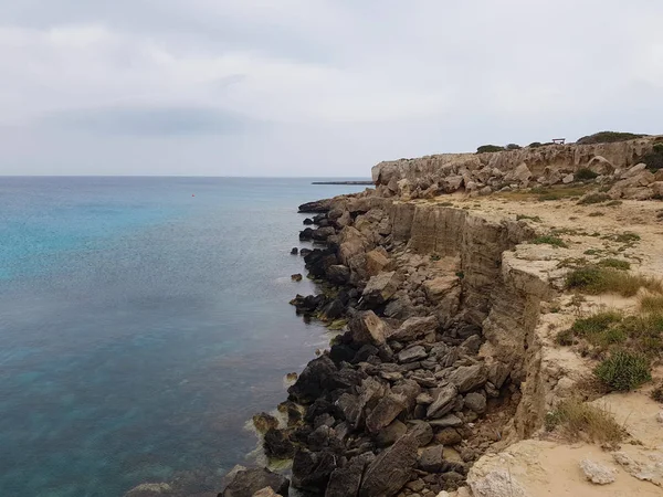 Blick Auf Das Meer Zypern Protaras Mai 2018 Schöne Blaue — Stockfoto