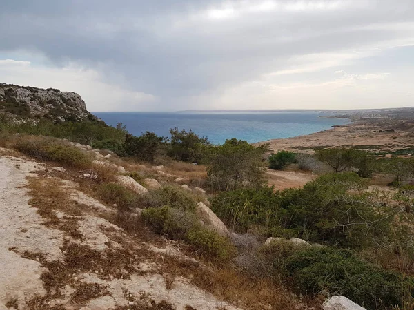 Blick Auf Das Meer Zypern Protaras Mai 2018 Schöne Blaue — Stockfoto