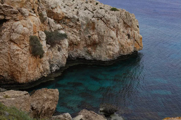 Blick Auf Das Meer Zypern Protaras Mai 2018 Schönes Blaues — Stockfoto