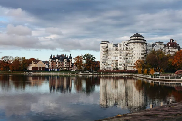 October 2017 Embankment Kaliningrad Picturesque Landscape — Stock Photo, Image